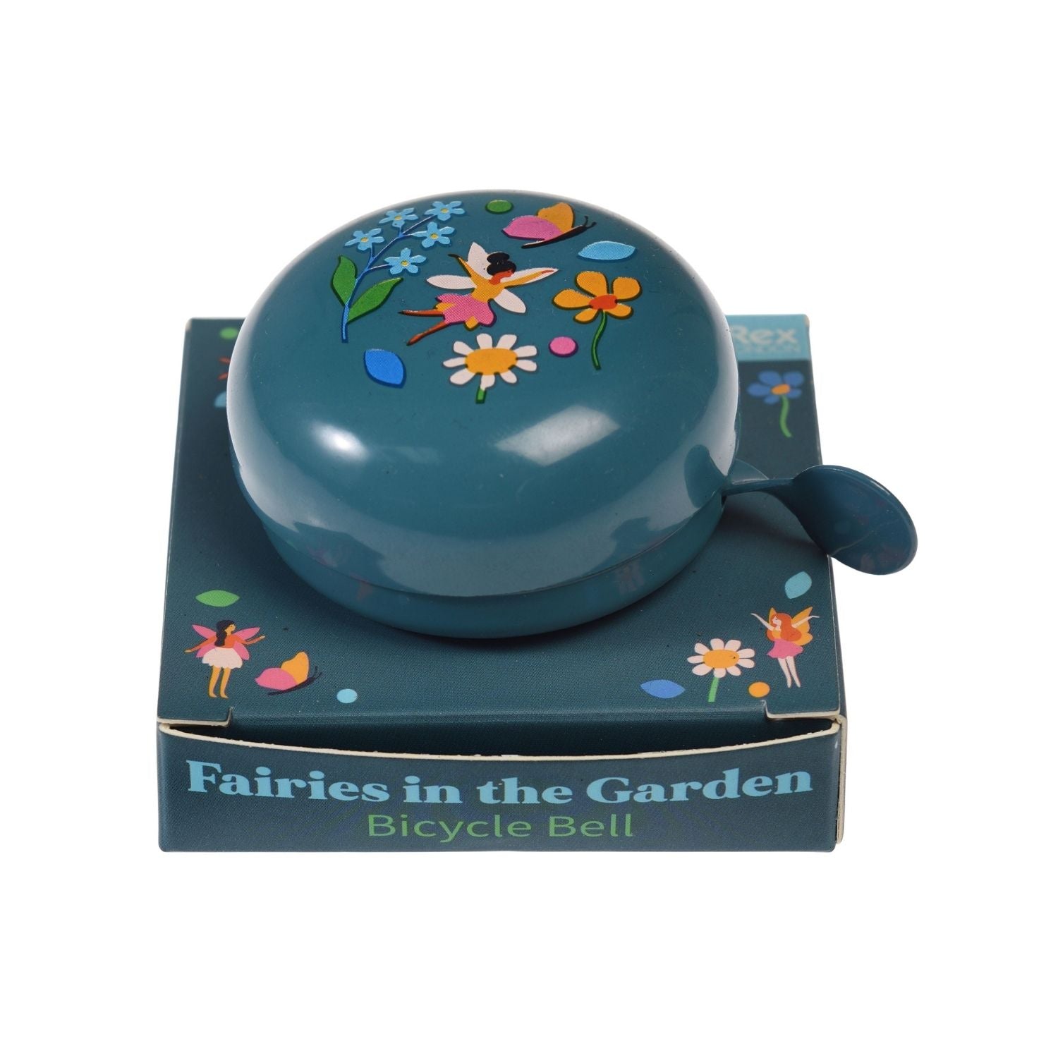 Bicycle Bell with Fairies In The Garden print on it