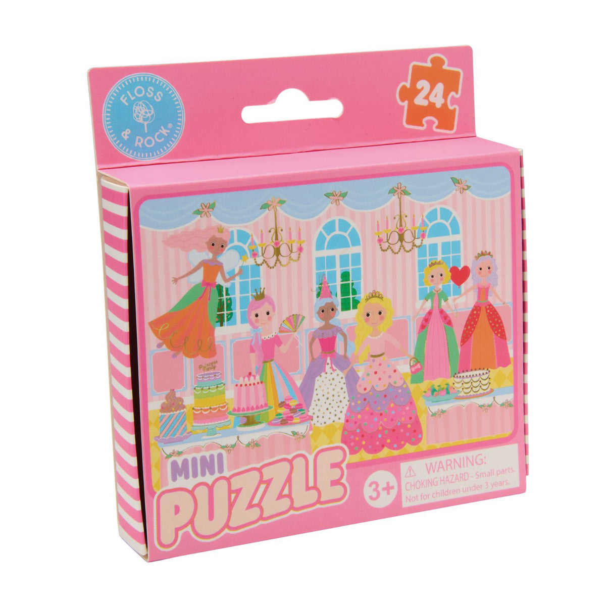 Build concentration with this 24-piece kids' puzzle. Featuring a charming princess high tea design and chunky, high-quality pieces made for small hands and growing minds.