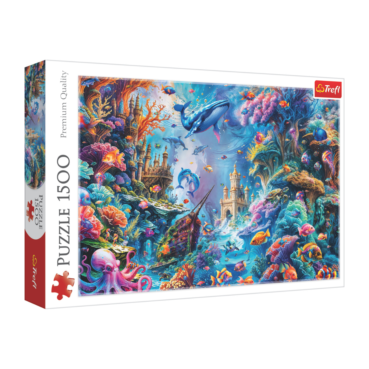Trefl 1500 piece premium puzzle with detailed artwork - Underwater World
