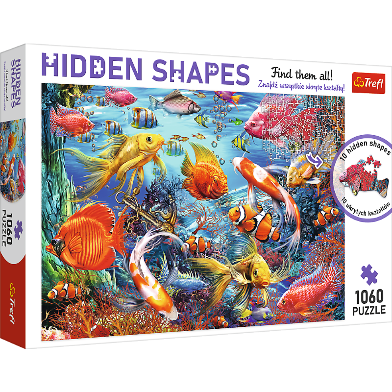Trefl Hidden Shapes Puzzle - Underwater Life