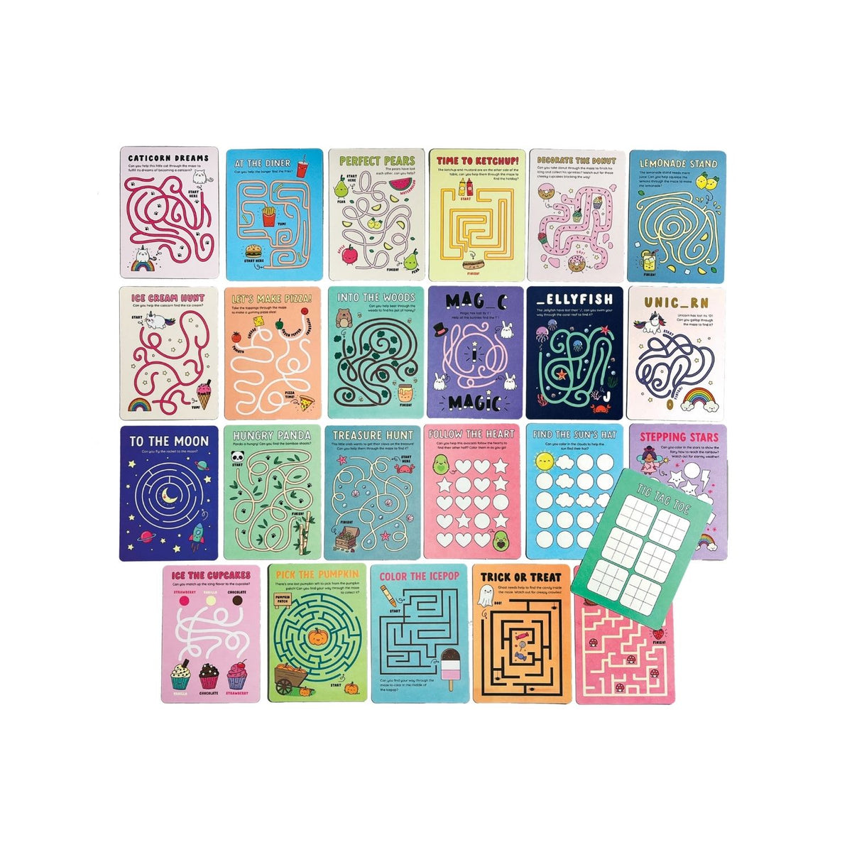 Mini Mazes Activity Cards