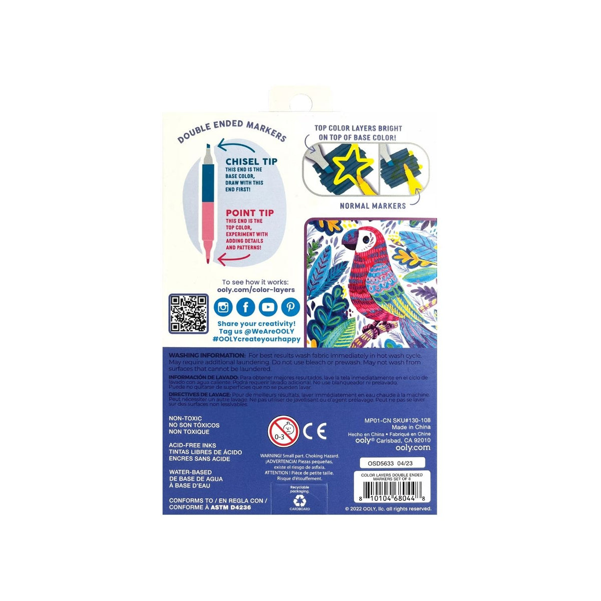 Double Up! Double-Ended Markers - Set of 6 / 12 Colours