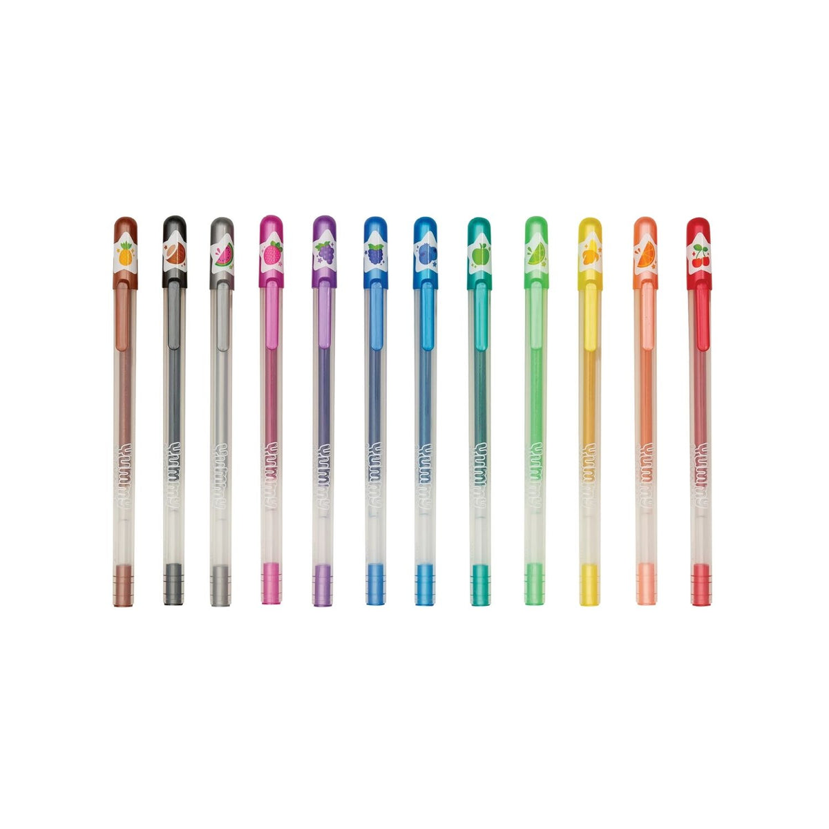 Yummy Yummy Scented Glitter Gel Pens - Set of 12