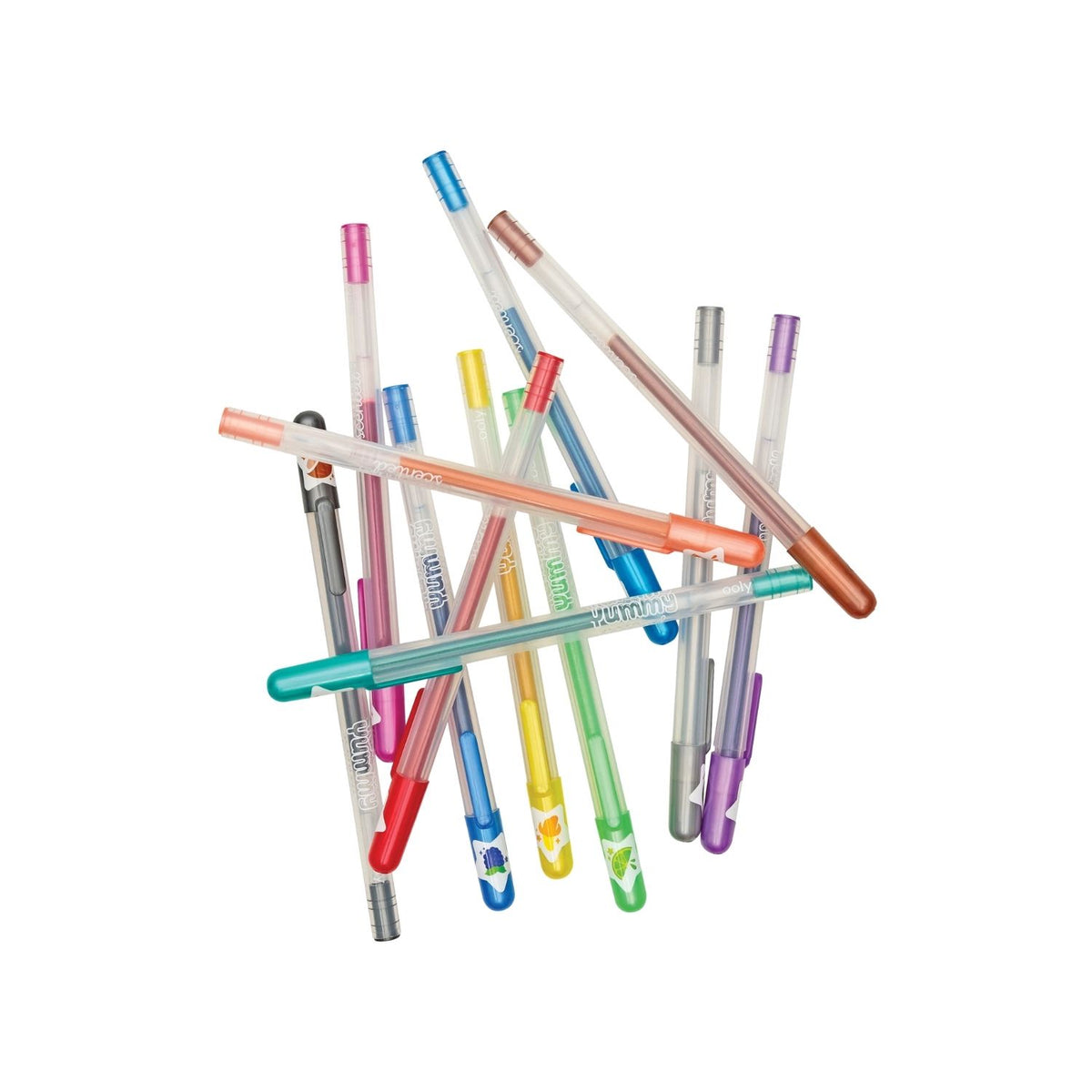 Yummy Yummy Scented Glitter Gel Pens - Set of 12