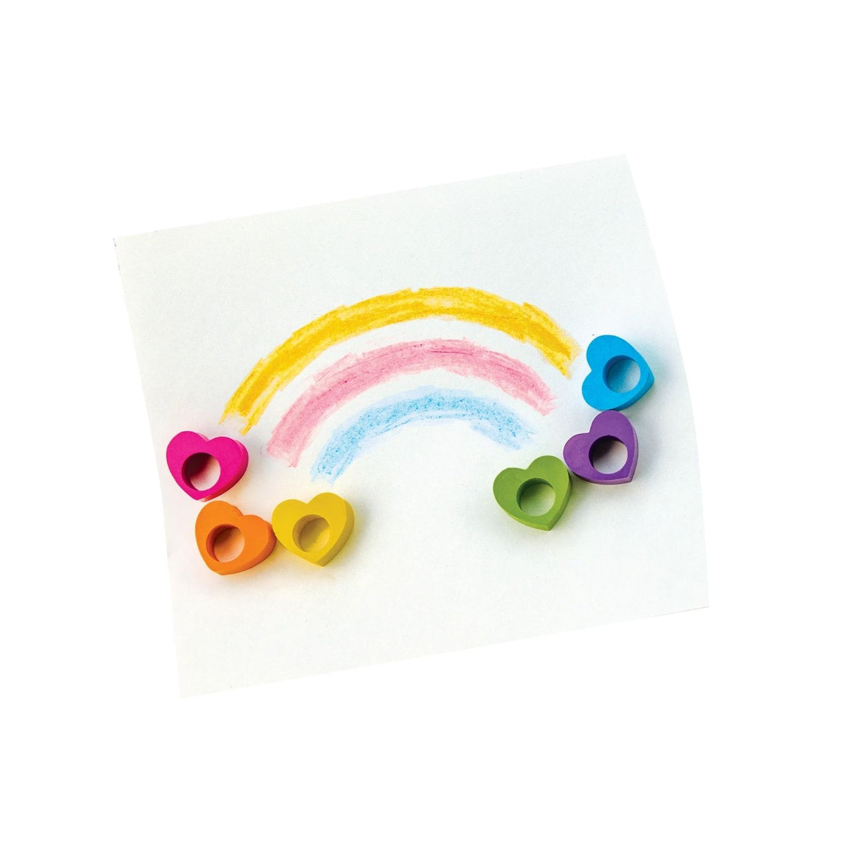 Heart Ring Crayons - Set of 6