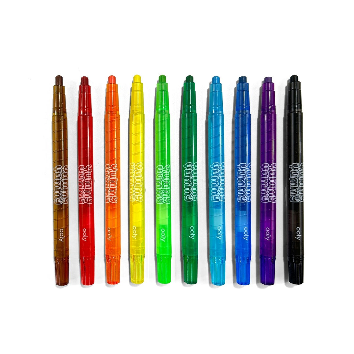 Yummy Yummy Scented Twist-Up Crayons - Set of 10