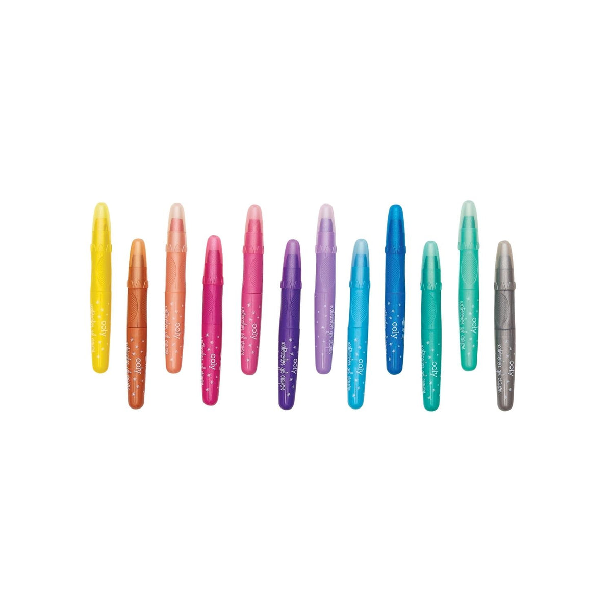 Rainbow Sparkle Watercolour Gel Crayons - Set of 12