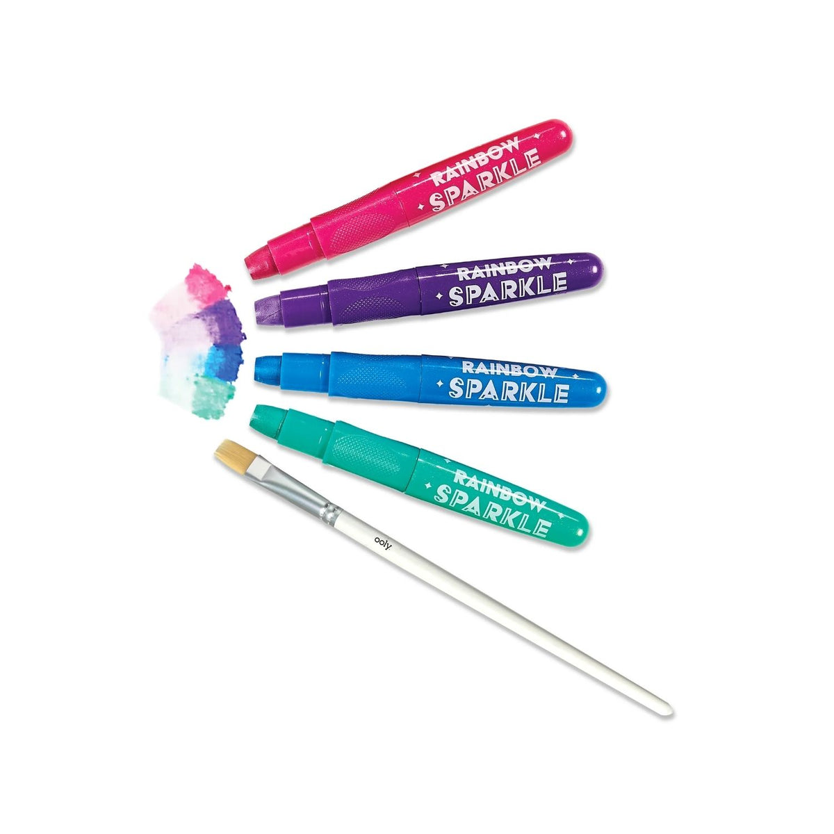 Rainbow Sparkle Watercolour Gel Crayons - Set of 12