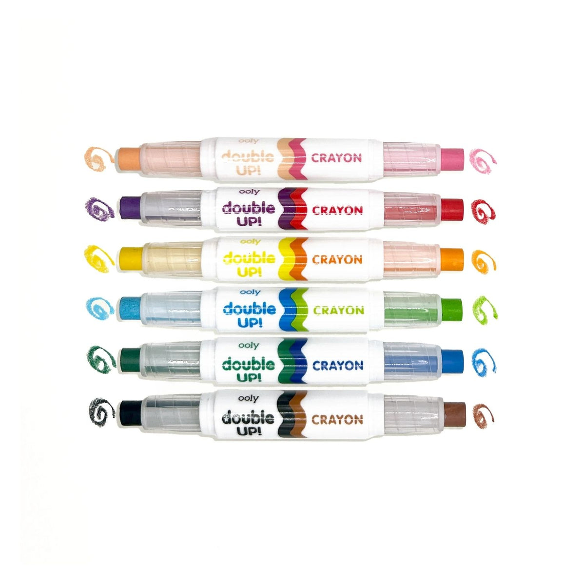 Double Up! Double-Ended Crayons - Set of 6 / 12 Colours