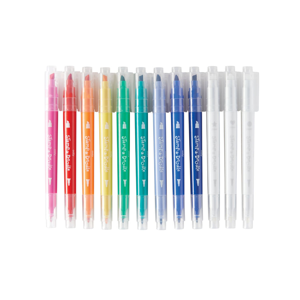 Stamp-A-Doodle Double-Ended Colour-Changing Stamp Markers - Set of 12