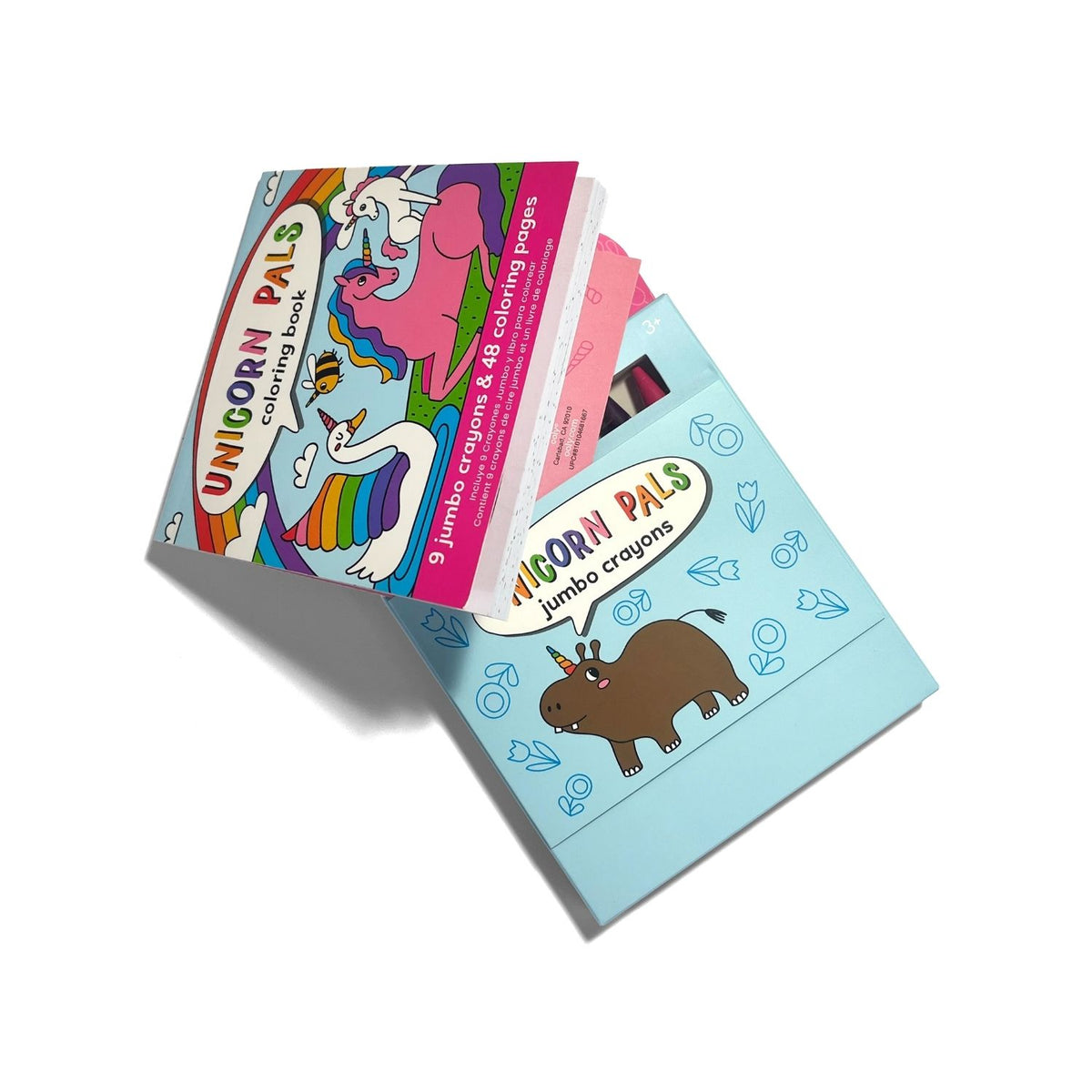 Carry Along Colouring Book &amp; Crayon Set - Unicorn Pals