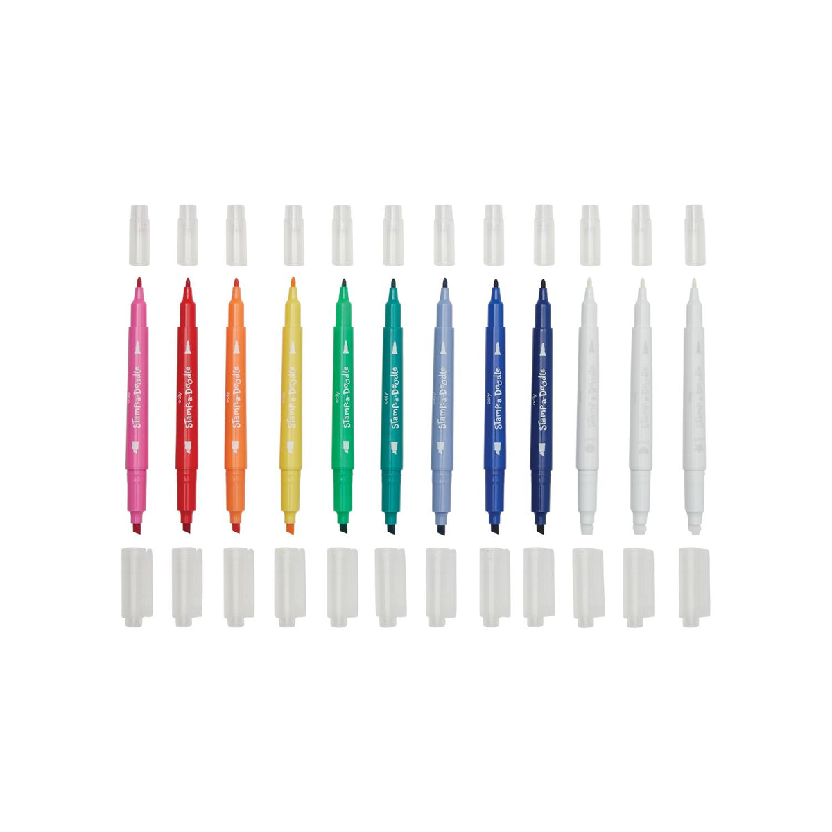 Stamp-A-Doodle Double-Ended Colour-Changing Stamp Markers - Set of 12