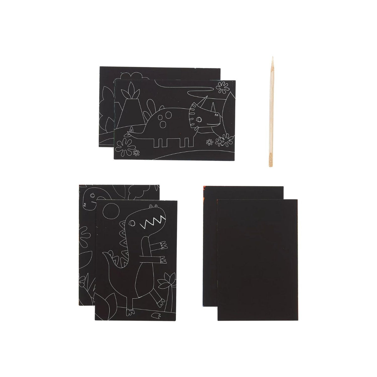 Mini Scratch &amp; Scribble Art Kit - Dino Days