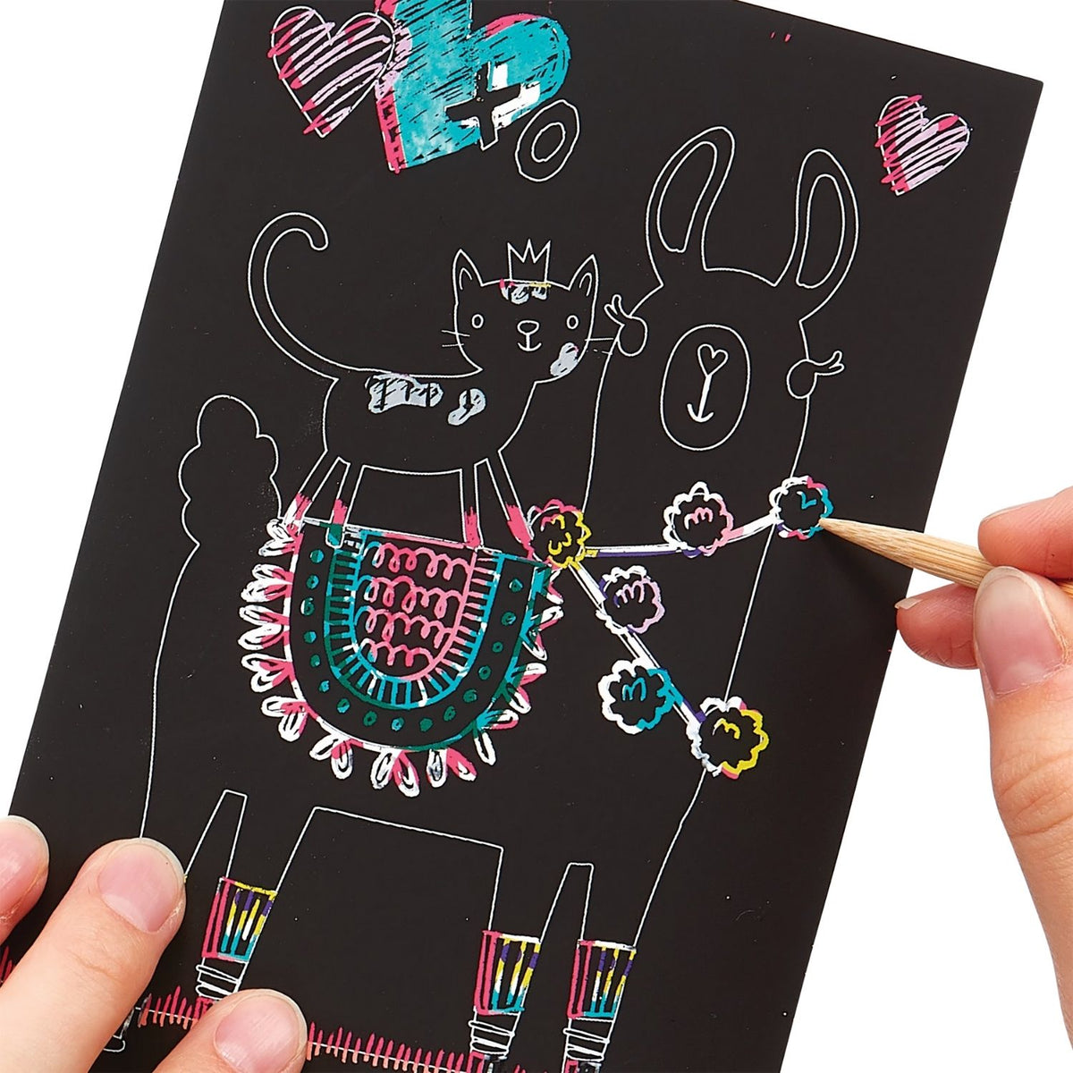 Mini Scratch &amp; Scribble Art Kit - Funtastic Friends