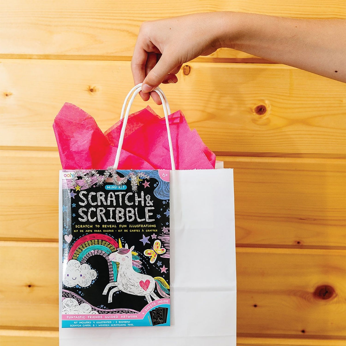 Mini Scratch &amp; Scribble Art Kit - Funtastic Friends