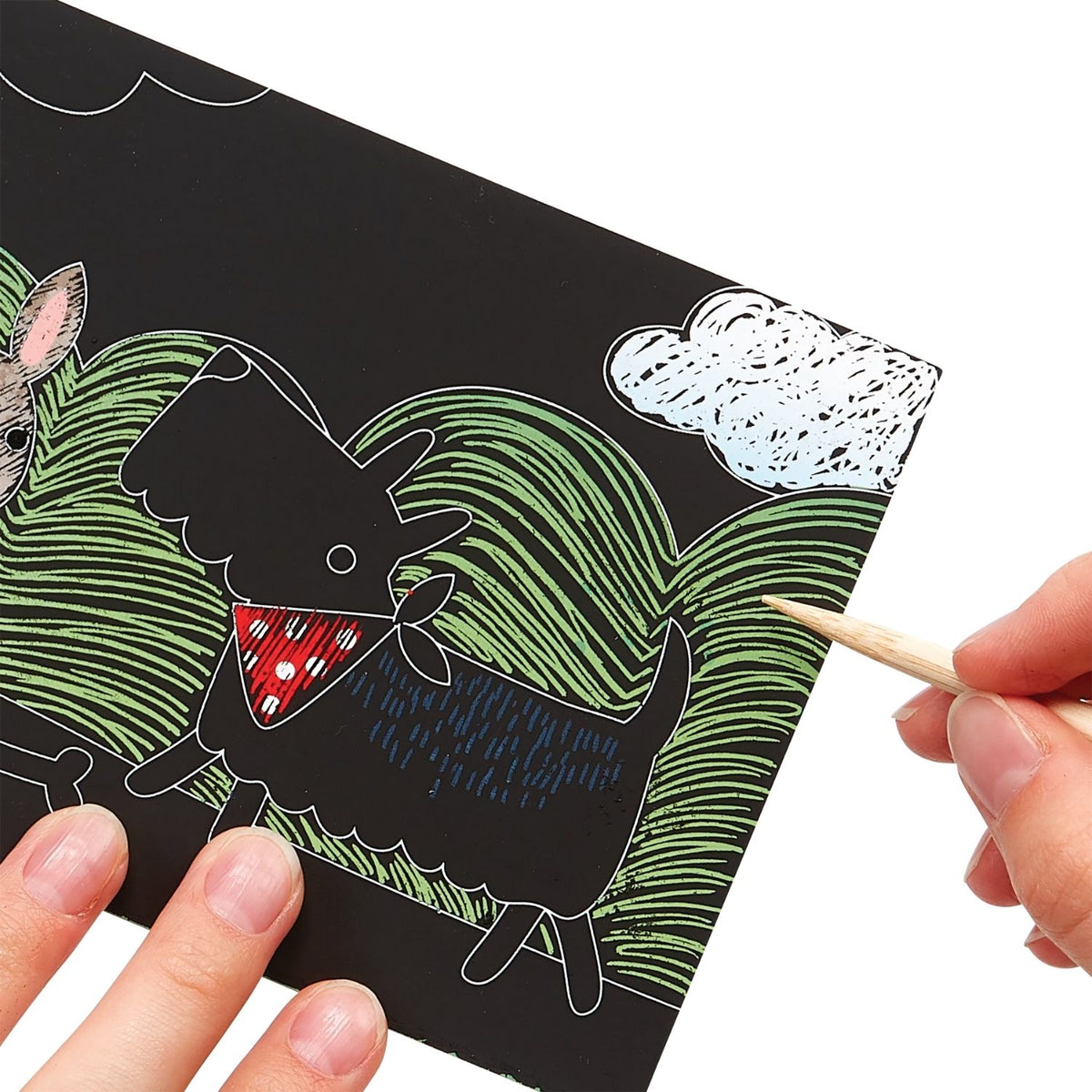 Mini Scratch &amp; Scribble Art Kit - Playful Pups
