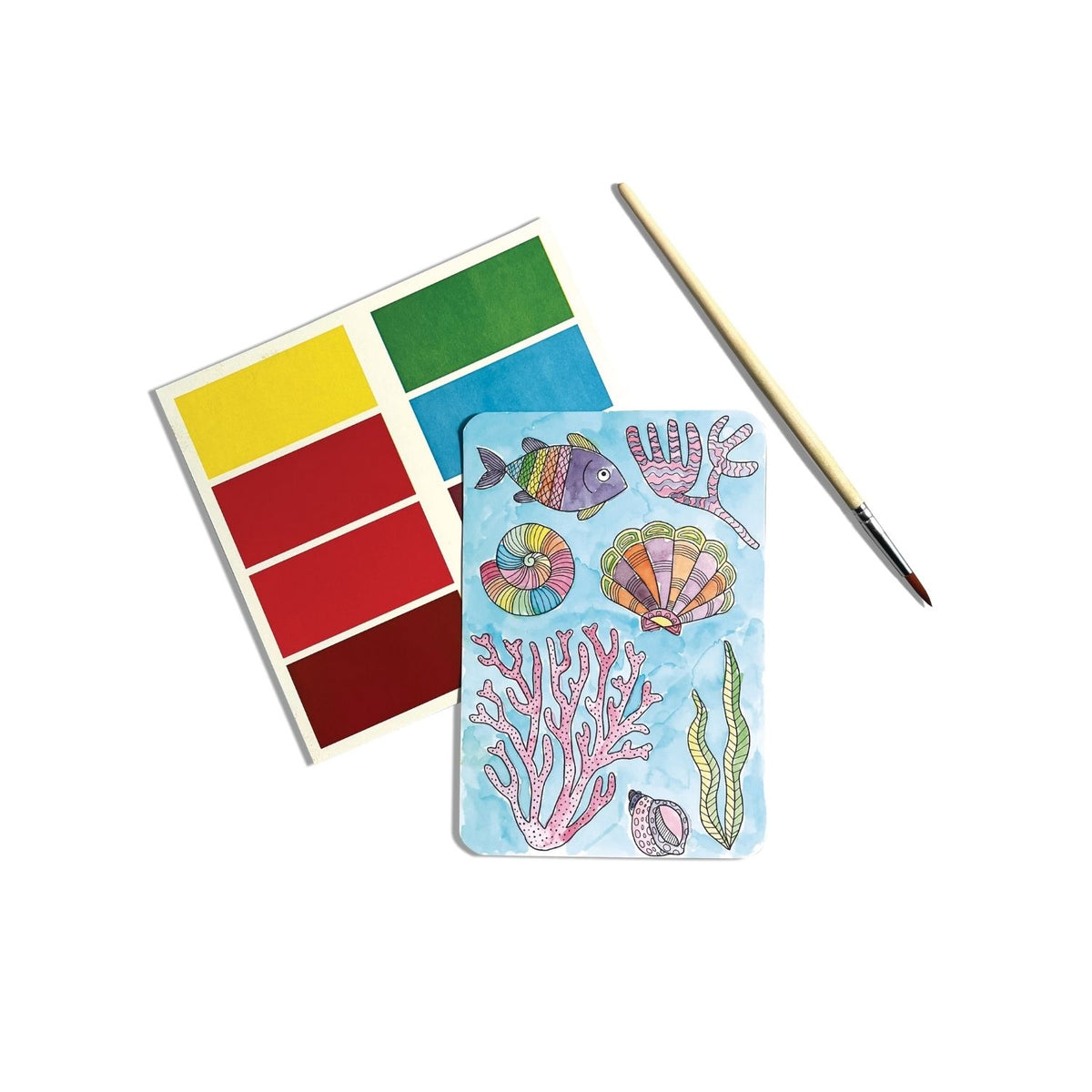 Scenic Hues DIY Watercolour Art Kit - Ocean Paradise