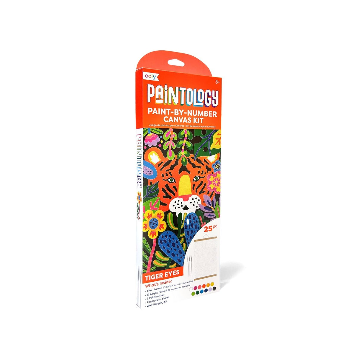 Paintology Paint-By-Number Canvas Kit - Tiger Eyes