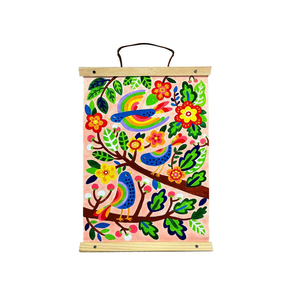 Paintology Paint-By-Number Canvas Kit - Blue Birds