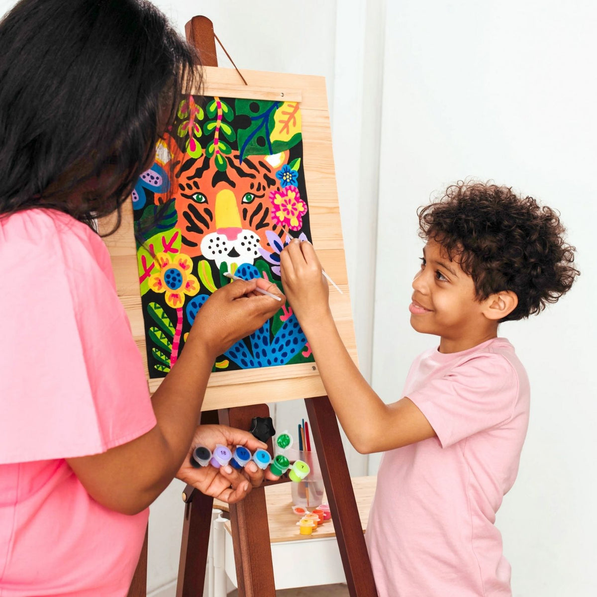 Paintology Paint-By-Number Canvas Kit - Tiger Eyes