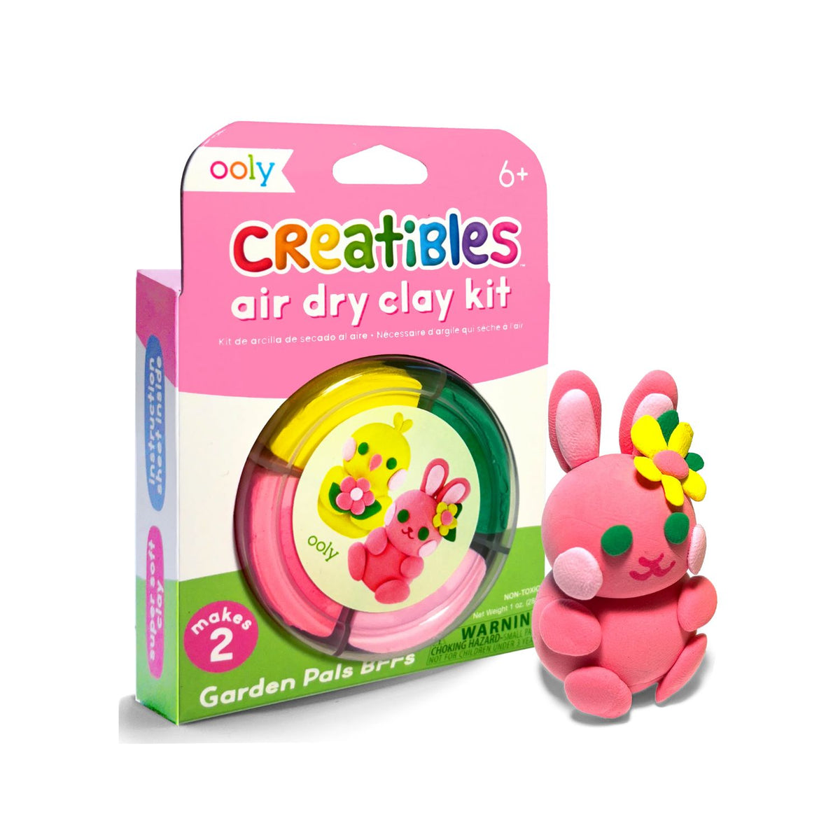Creatibles Mini Air Dry Clay - Garden Pals
