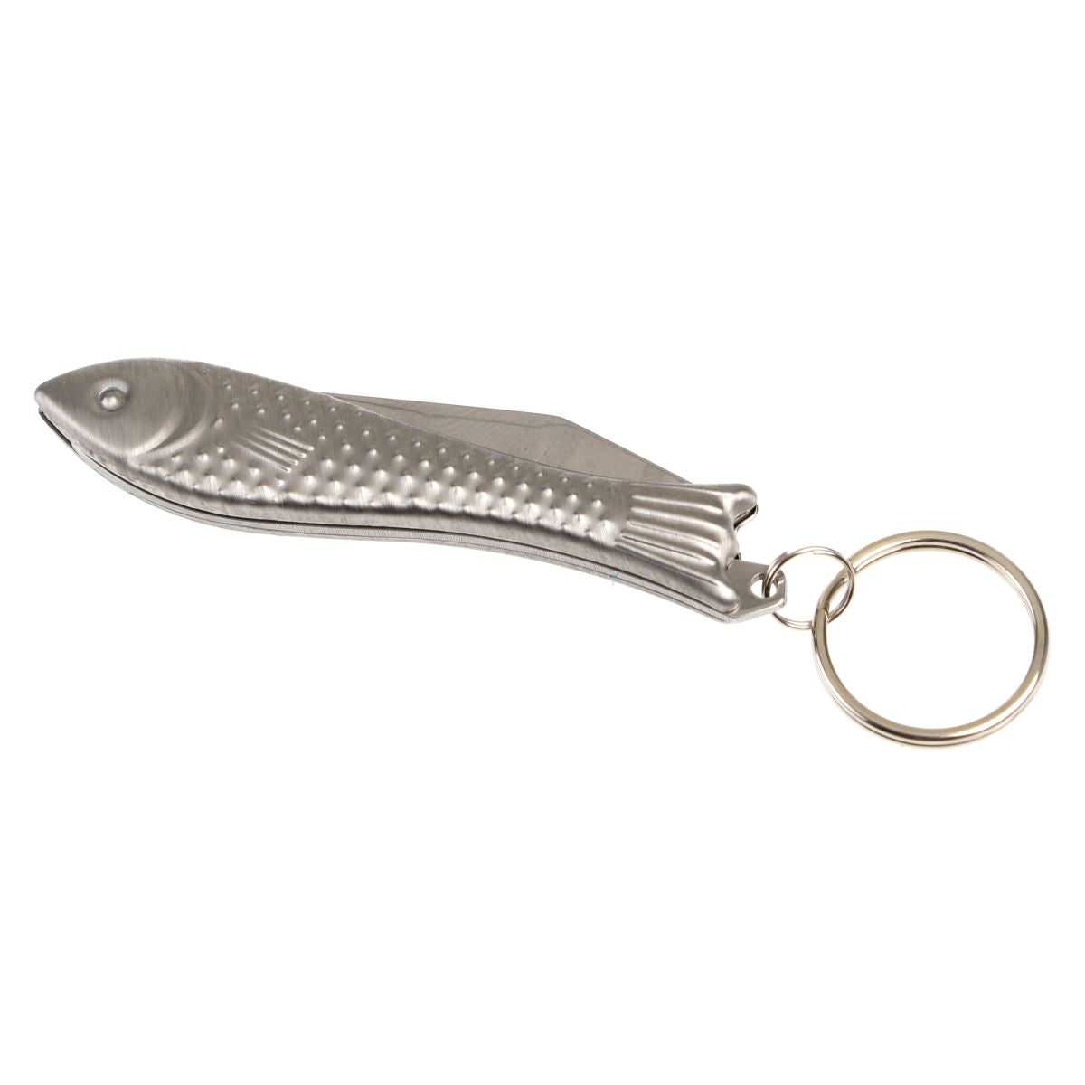 Fish shaped pocket knife keyring - Spirit of Adventure