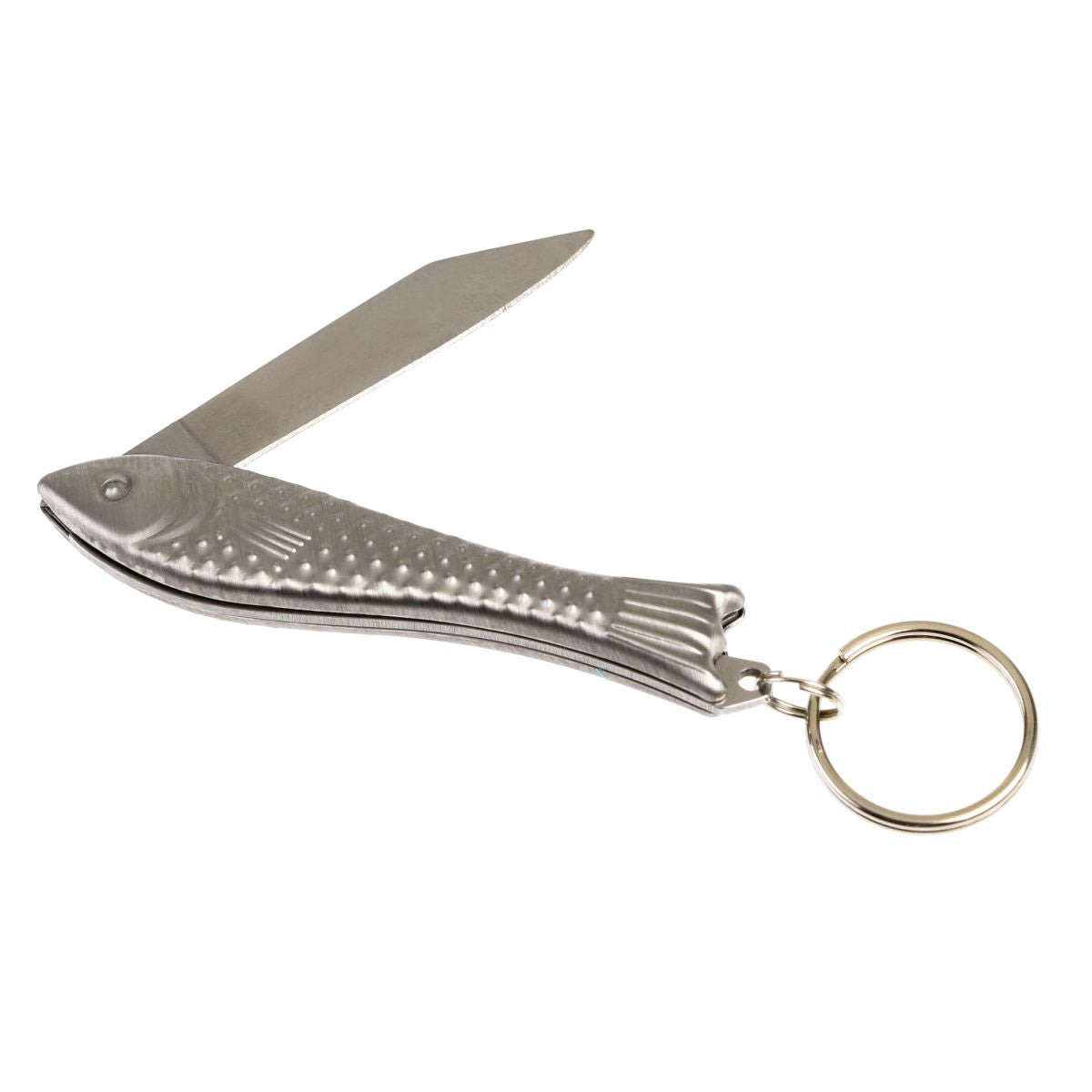 Fish shaped pocket knife keyring - Spirit of Adventure