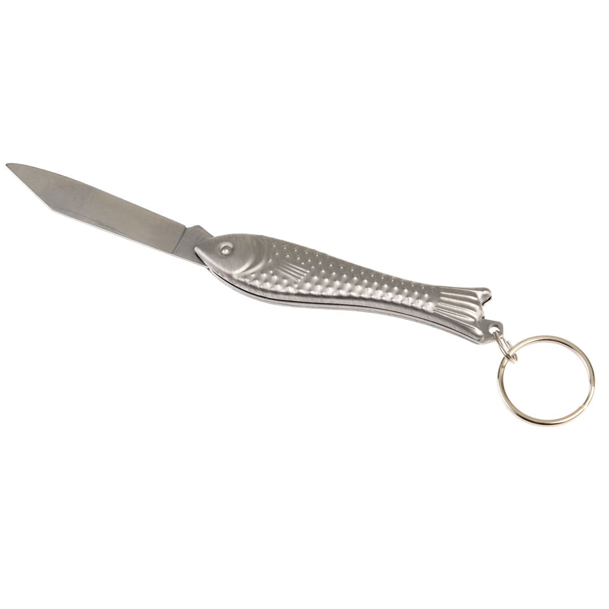 Fish shaped pocket knife keyring - Spirit of Adventure