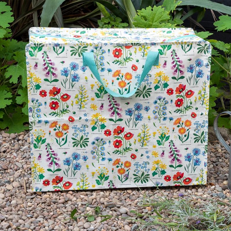 Wild Flowers Jumbo Storage Bag