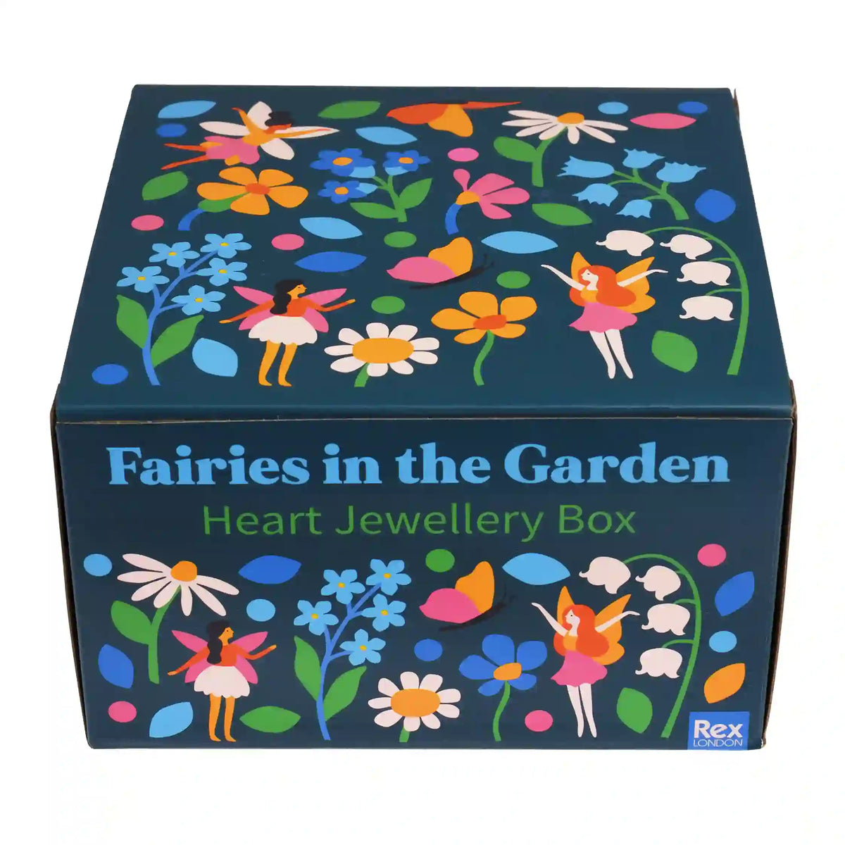 Fairies in the Garden - Heart Musical Jewellery Box