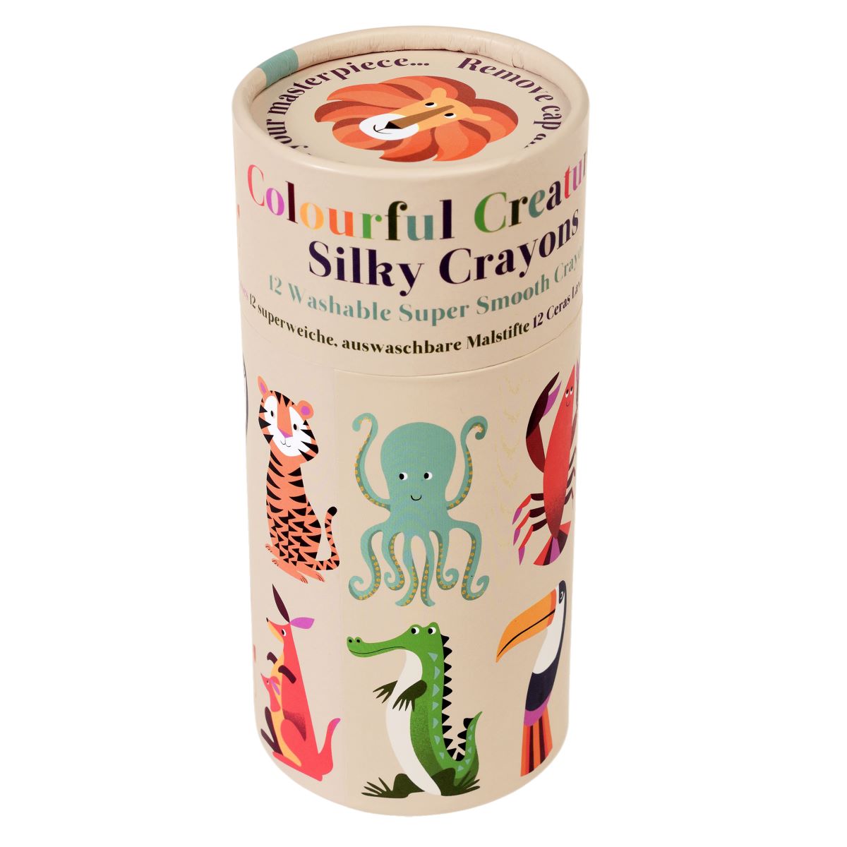 Colourful Creatures Silky Crayons (set of 12)