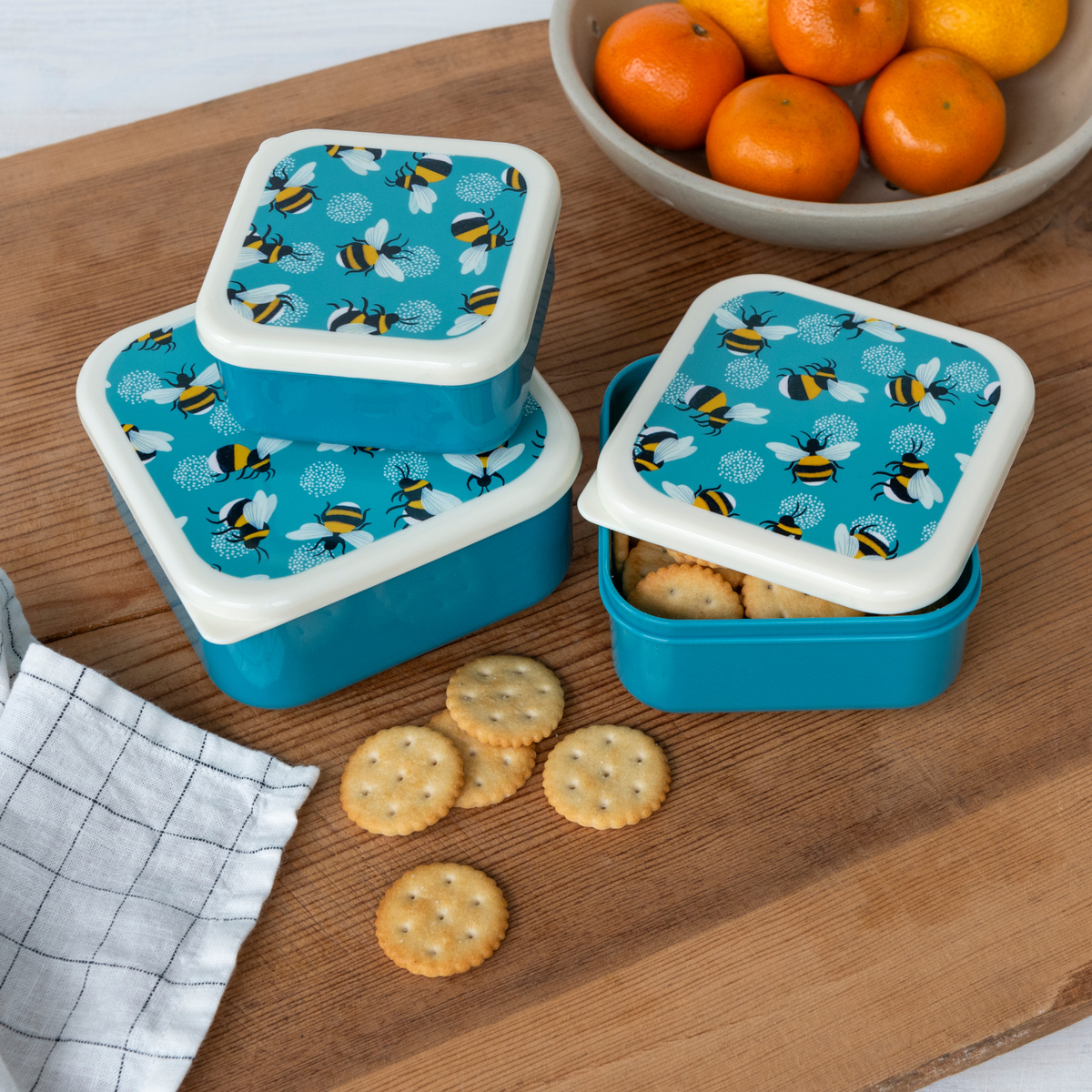 Snack Boxes (Set Of 3) - Bumblebee