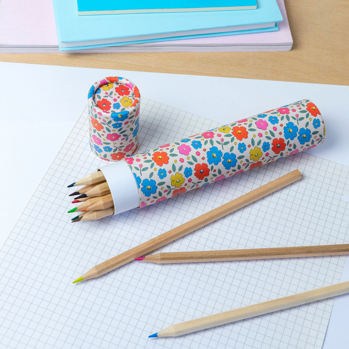 Long Tube Of Colouring Pencils - Tilde