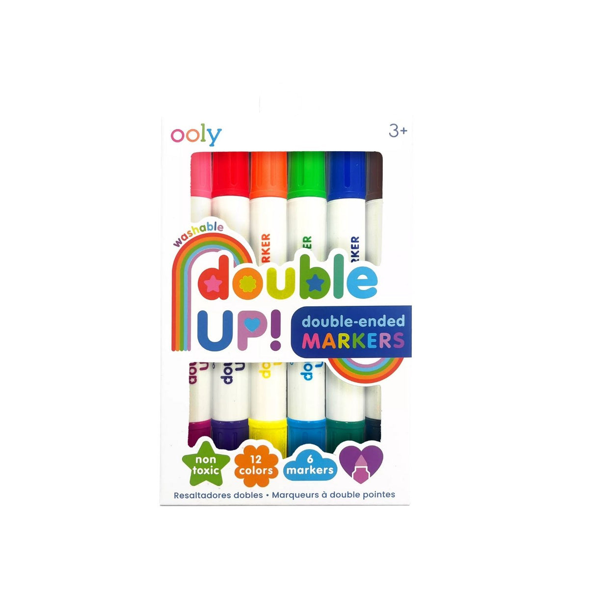 Double Up! Double-Ended Markers - Set of 6 / 12 Colours