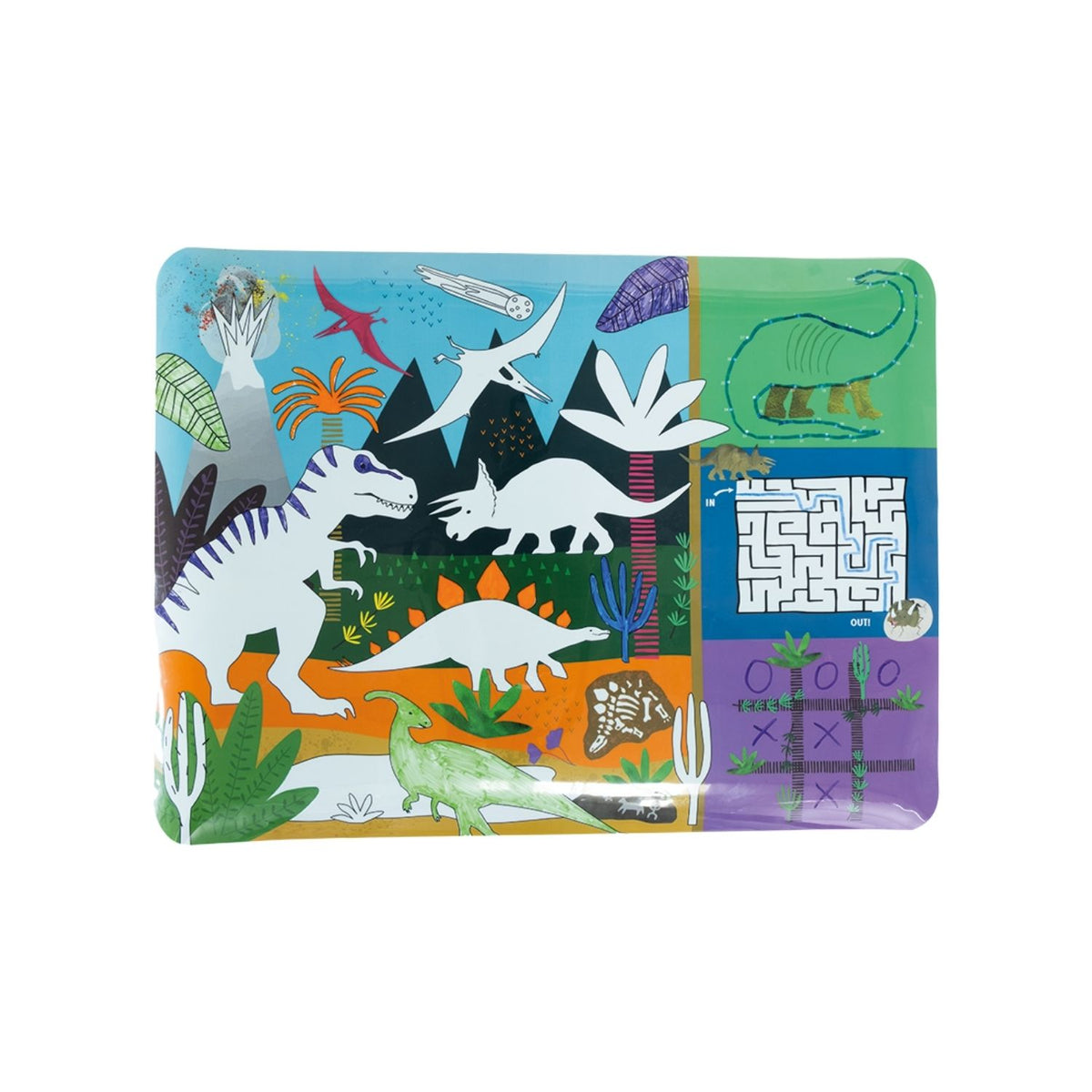 Dinosaur - Colouring Fun and Games Mat