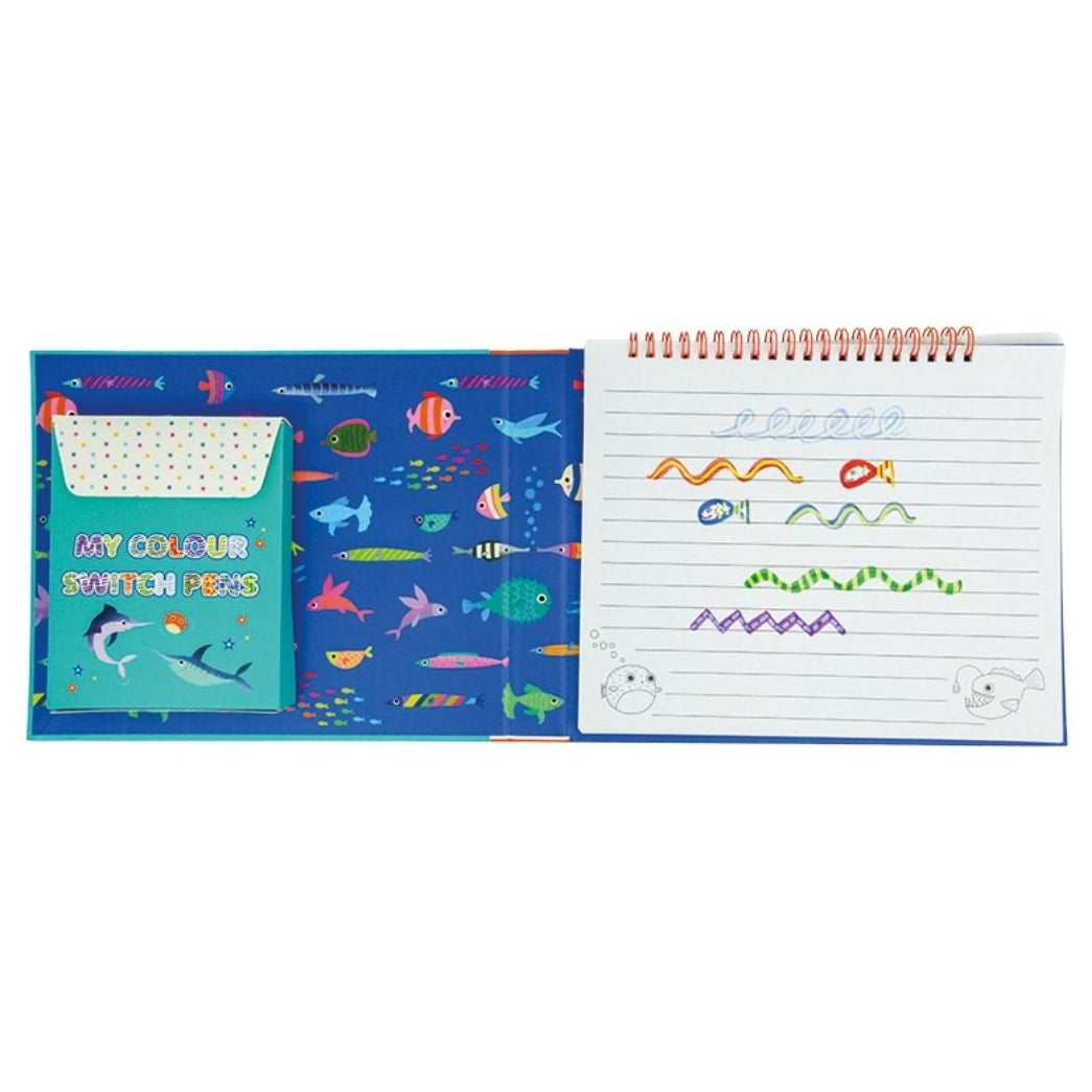 Children's educational chart with colorful illustrations on a white background