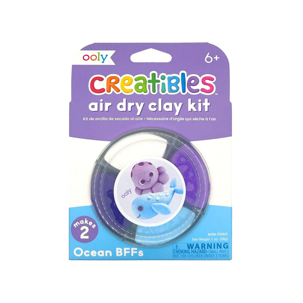 Creatibles Mini Air Dry Clay - Ocean BFFs