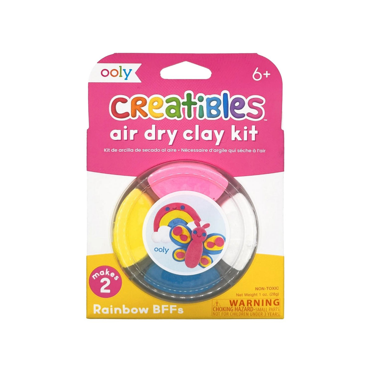 Creatibles Mini Air Dry Clay - Rainbow BFFs