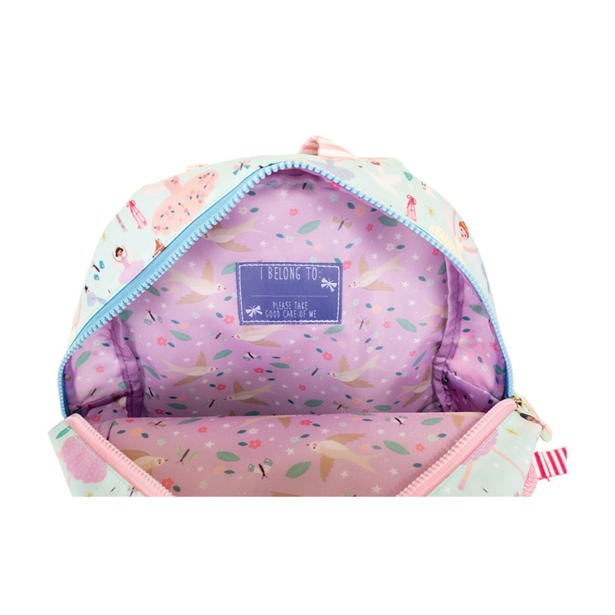 Inside of the enchanted backpack