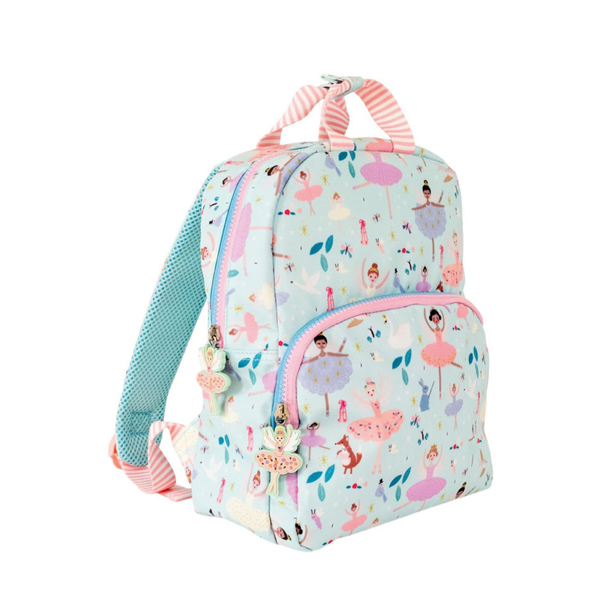 Children's backpack with enchanted ballerina design