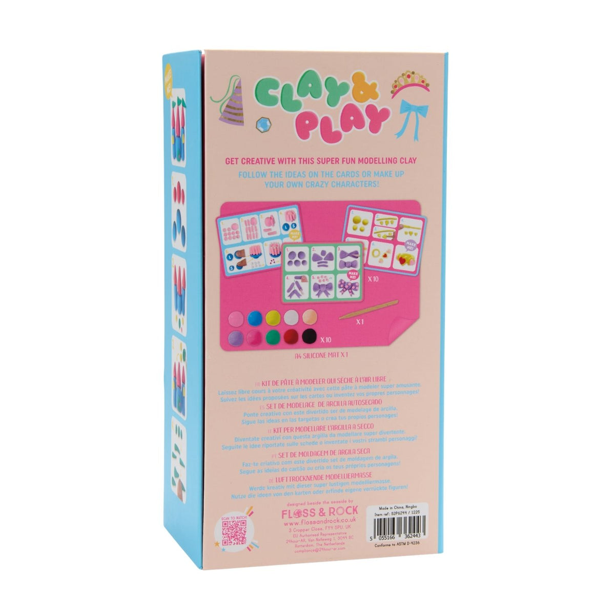An eco-friendly clay craft set that transforms into a playable princess scene. Made with recycled materials and soy inks. Perfect for imaginative play and fine motor skills.