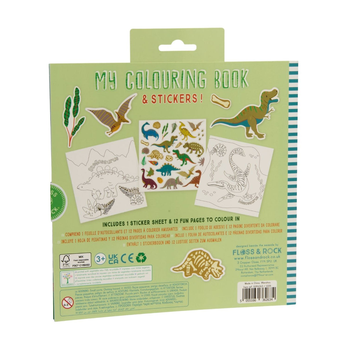 Encourage creativity with a sweet-smelling twist. This kids’ activity book features a delicious scented cover and a bonus sticker sheet. 100% recyclable and sustainably made.