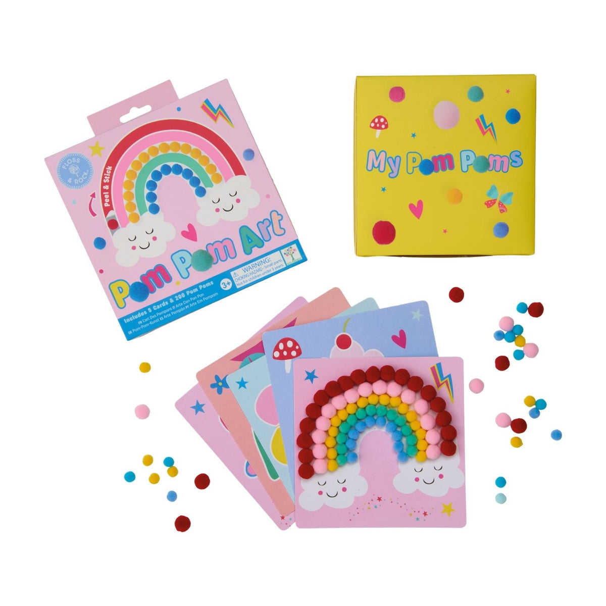 A close-up of the product packaging highlighting the FSC certification and vegetable ink logos, emphasizing the sustainable and recyclable materials.