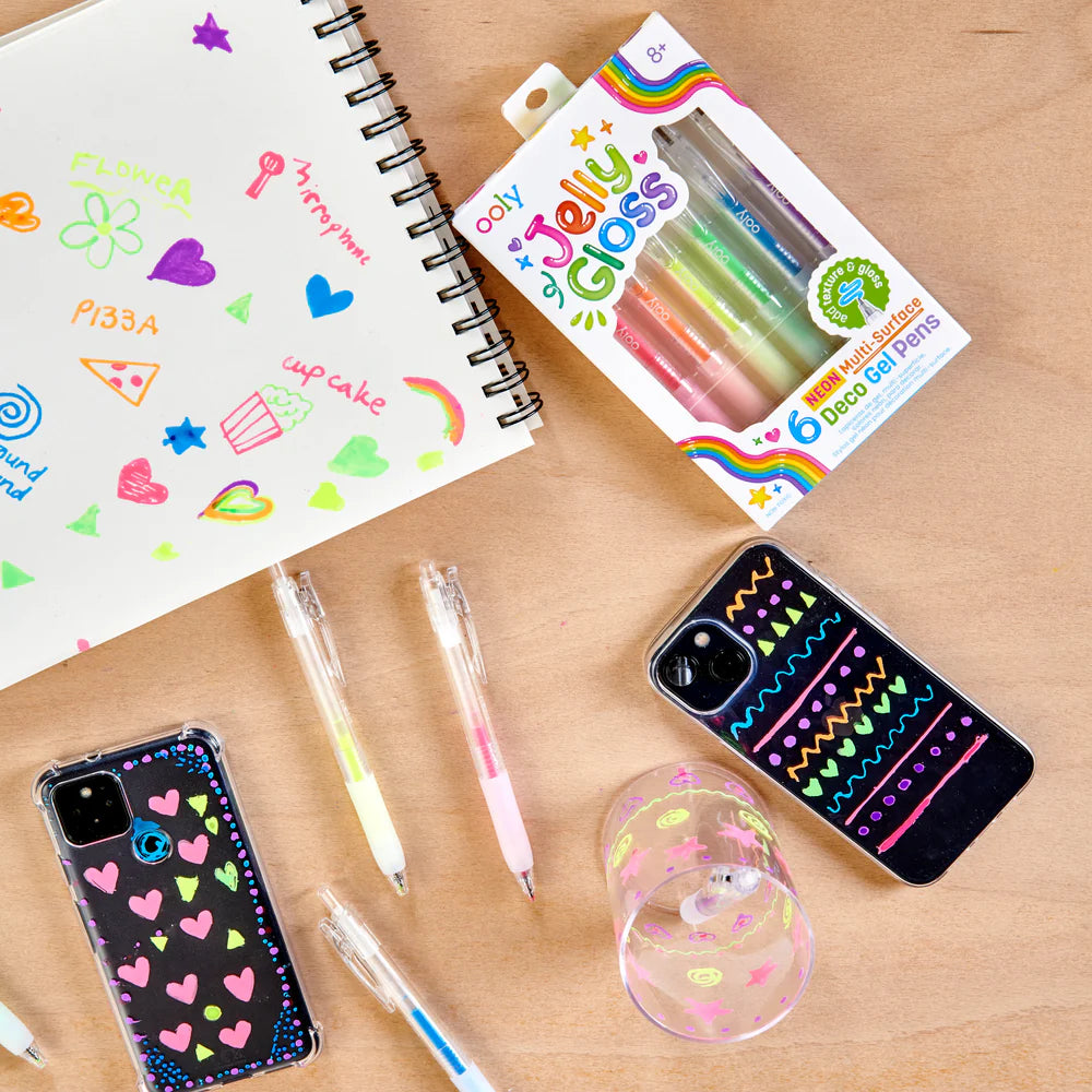 Ooly - Jelly Gloss: Neon Multi-Surface Deco. Gel Pens