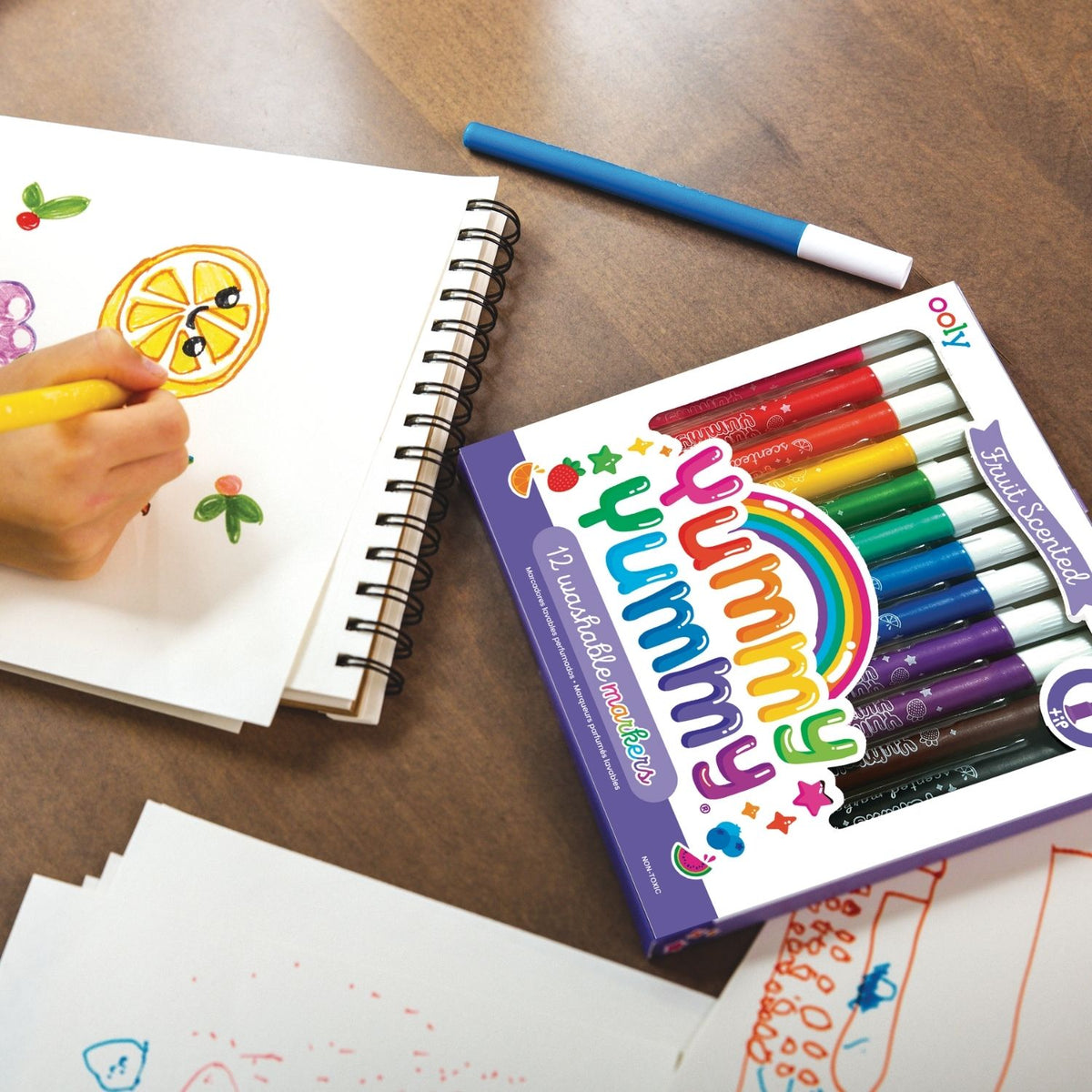 Ooly - Yummy Yummy Scented Markers - Set of 12