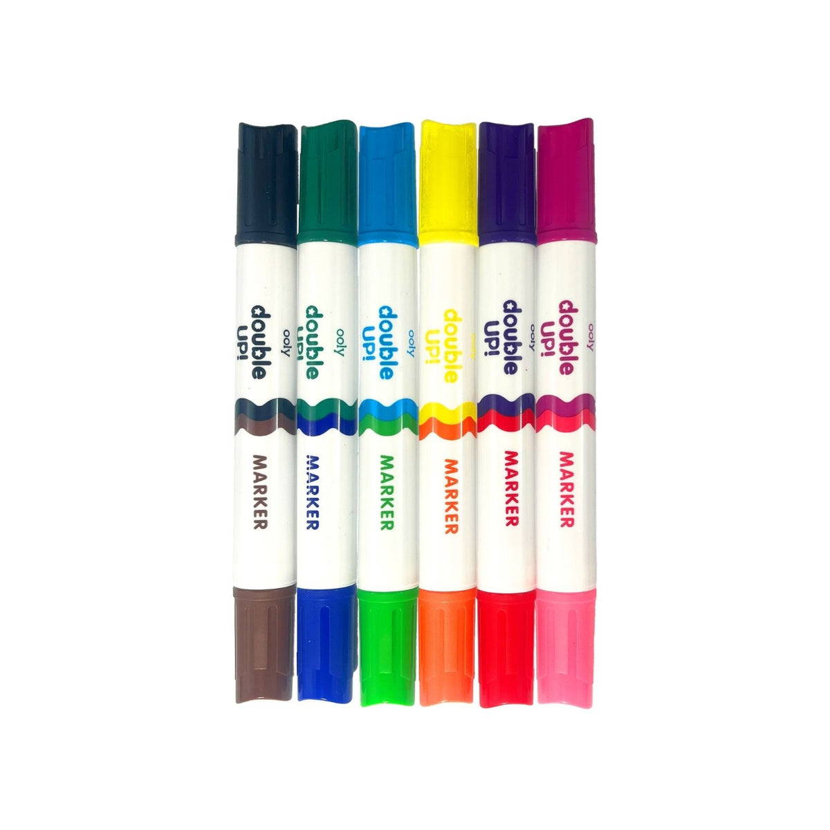 Ooly - Double Up! Double-Ended Markers - Set of 6 / 12 Colours