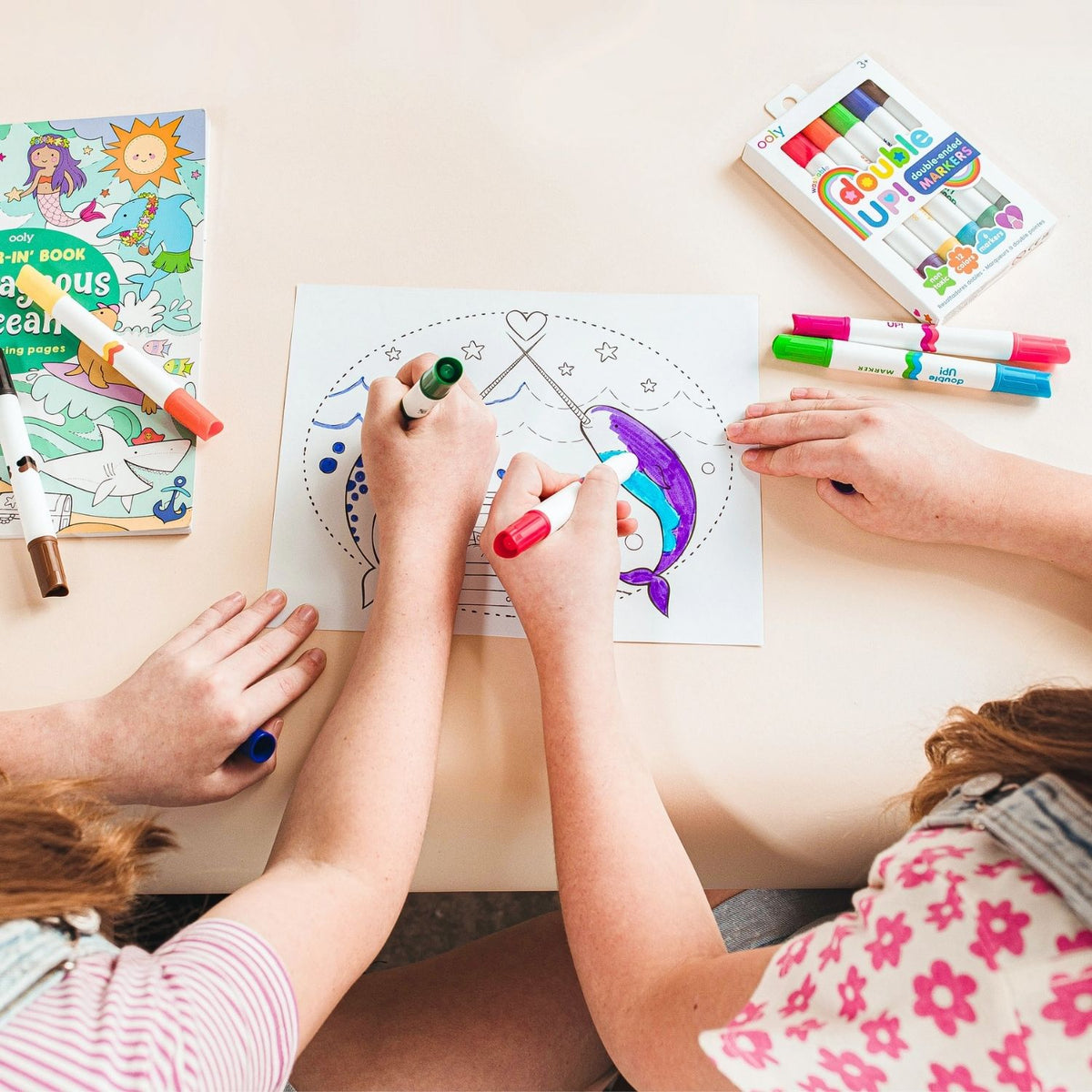 Ooly - Double Up! Double-Ended Markers - Set of 6 / 12 Colours