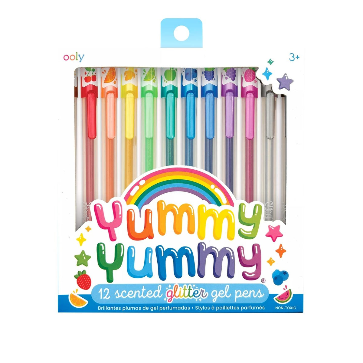 Ooly - Yummy Yummy Scented Glitter Gel Pens - Set of 12