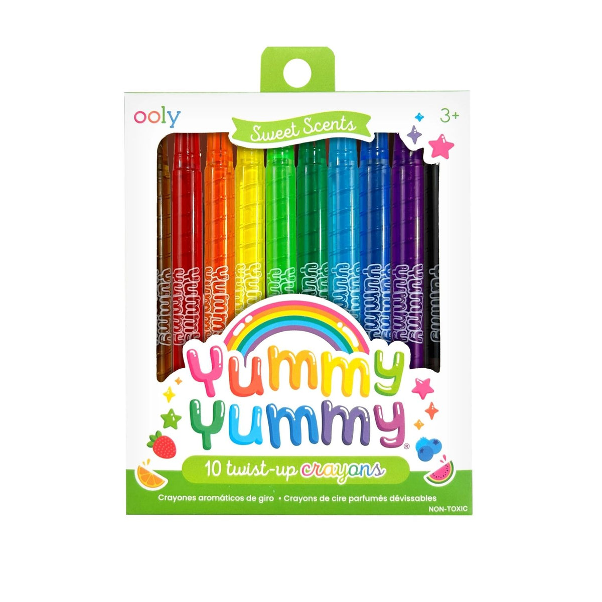 Ooly - Yummy Yummy Scented Twist-Up Crayons - Set of 10