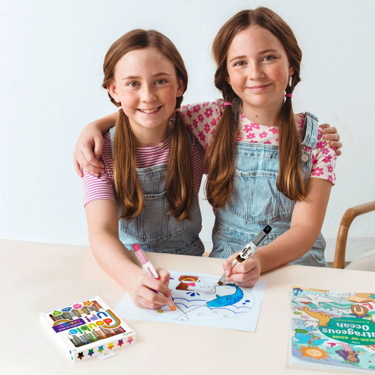 Ooly - Double Up! Double-Ended Crayons - Set of 6 / 12 Colours